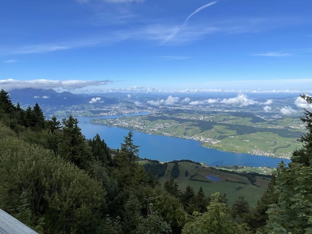 Blick von Rigi Staffel Richtung Luzern. (Foto: Peter Warthmann)